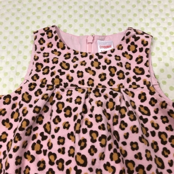 GYMBOREE INFANT PINK LEOPARD DRESS SZ 6-12 MOS - Picture 4 of 8